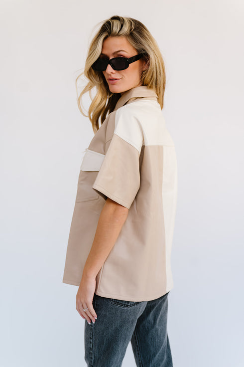 Dazed Babe Leather Top